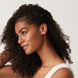 PAVOI 14K Yellow Gold Plated Sterling Silver Post Climber Arrow Ear Crawler Earrings