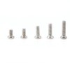 340 Pieces M3 Screws and Nuts Assortment Stainless Steel Pan