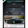 PWOBVZ Dynamiac Green LED Rear Side Marker Lights for 2011-2014