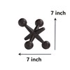 7"H Jack Decor Cast Iron Decorative Jacks for Home, Iron
