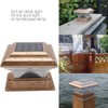 Solar Powered Garden Security Lamp Outdoor Waterproof Home Garden Post