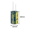 PENGLIN 5pcs Electrolytic Capacitors Aluminum Electrolytic Capacitors 25V 6800UF 105℃