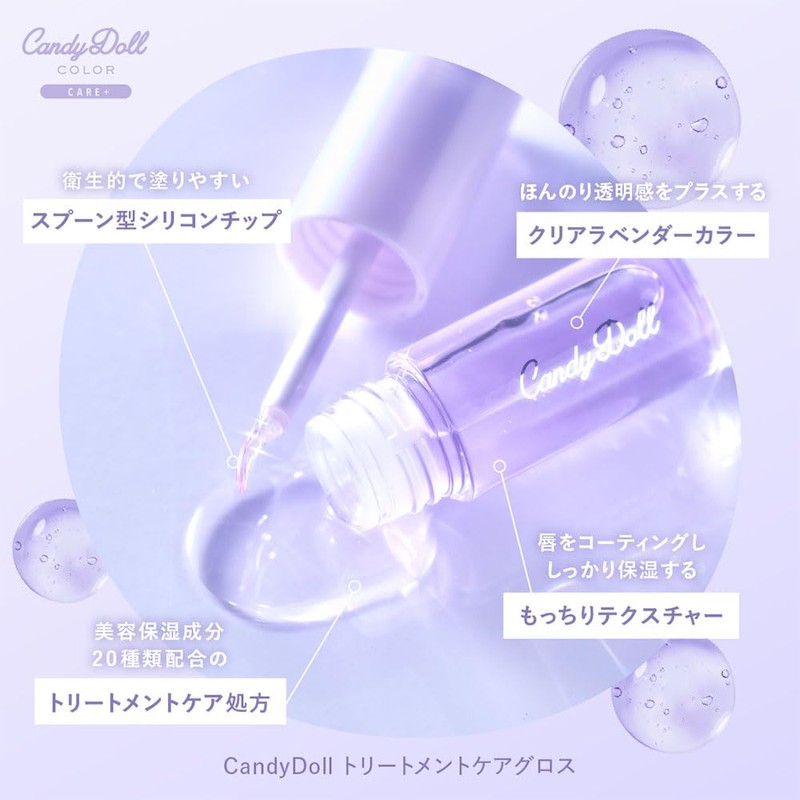 CandyDoll Masuwaka Tsubasa Produce Treatment Care Gloss, Candy Doll, Lip,