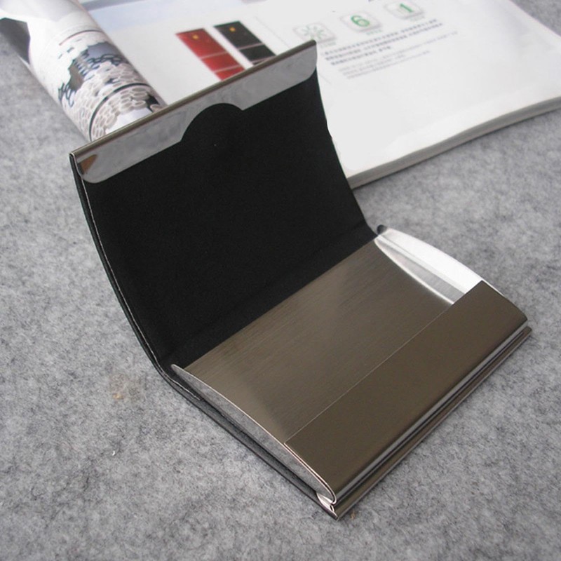 Mini Business Card Holder Metal Business Card Case Slim Pocket