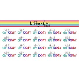 Didn't Cry Today Planner Stickers | Libby and Lou Sticker Co