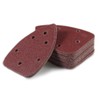 LEONTOOL 30 Pcs Mouse Sander Sandpaper 60 Grit 6 Hole