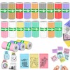 20 rolls Mini Printer Adhesive Stickers : 20 rolls colored，Compatible