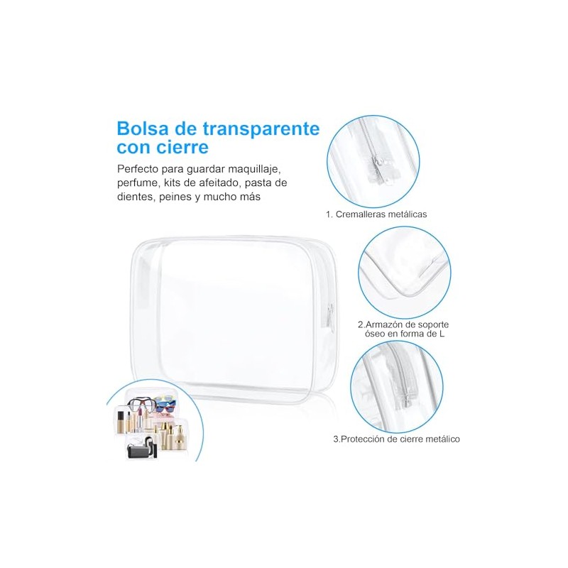 Juego de 14 Botellas De Viaje Silicona, Contenedor de Viaje