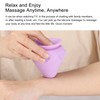 Massage Ball Absorption Fine Workmanship Ergonomically Silicone Manual Massage BallPurple