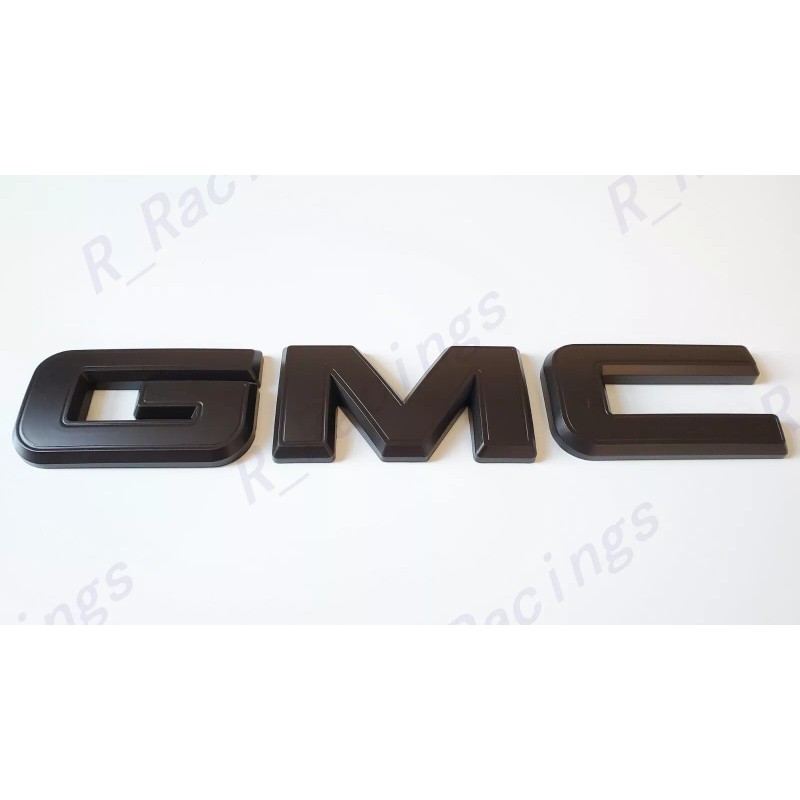 Auto Front Only Matte Black Emblem Overlay 2019-2025 GMC Sierra