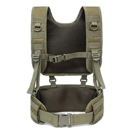 tooloflife Army Green Multifunctional Outdoor Vest Modular Waistcoat Light-Weight Plate Carrier for Paintball, Hunting, Fishing, Hiking, Camping, Training