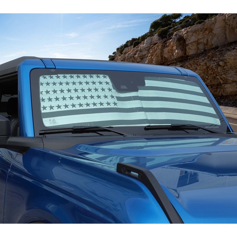 JWWY Windshield Sunshade Window Sun Shade for 2021-2025+ Ford Bronco