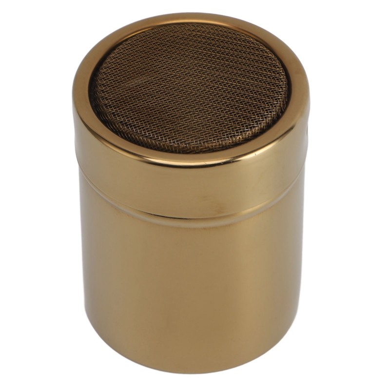 Powder Sugar Shaker Duster Multipurpose Fine Mesh Large Capacity Stainless