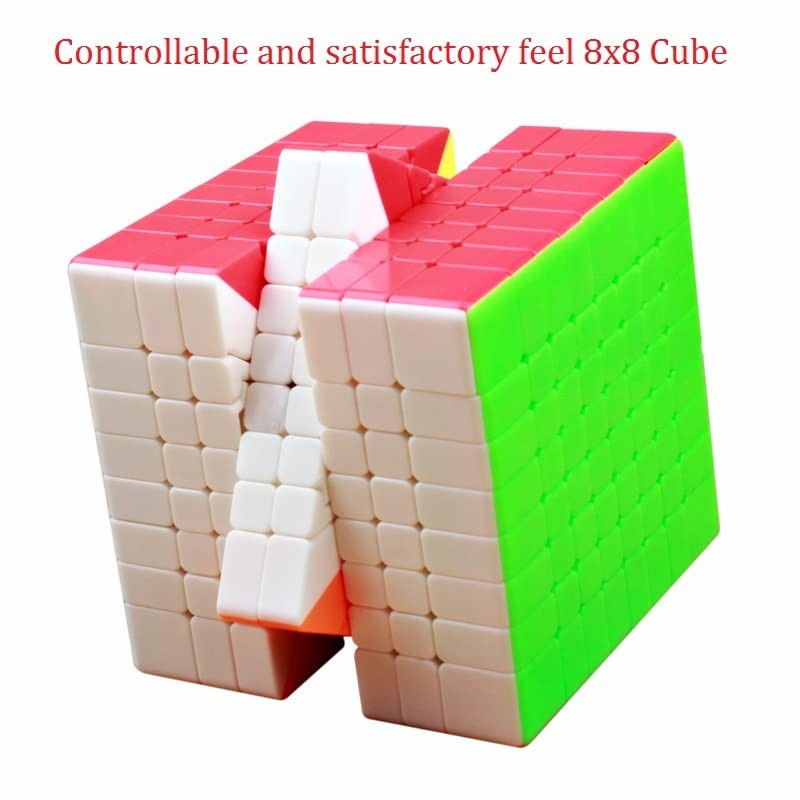 BestCube 8x8 Cube Stickerless 8x8x8 Speed Cube Puzzle Gifts Toys(70mm)