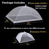 Mesh Food Covers for Outdoors,2 Extra Large 40"X24" and 2