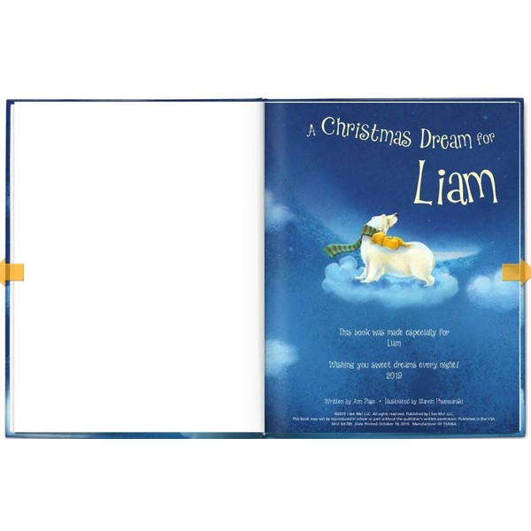 A Christmas Dream for Me - Personalised Children's Books - I See Me! (Hardcover)