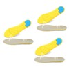 Healeved 3pcs Flat Ultrasoft Damping Insoles for Men and Women