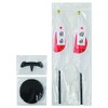 TOSPA Hikimaru Mini Japanese Flag 2-Piece Cross Set, Flag Size