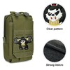 Patches for Backpacks, Barbell Fitness Panda PVC Patches Embroidered Tactical