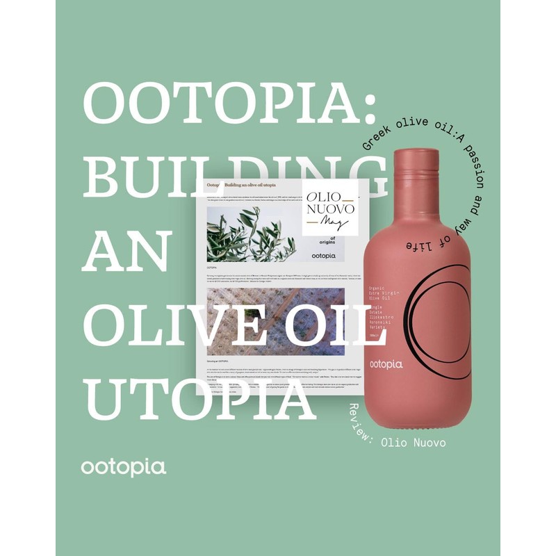 Ootopia Organic Koroneiki Single Estate Extra Virgin Olive Oil