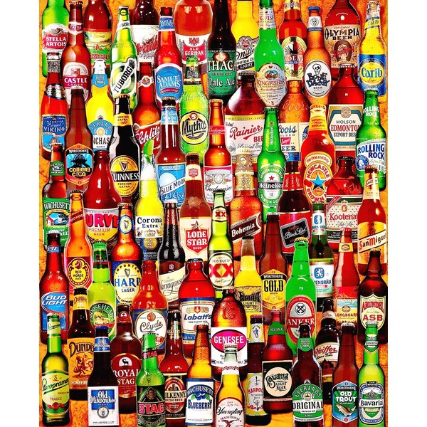 White Mountain Puzzles 99 Bottles of Beer on The Wall - 1000 Piece Jigsaw Puzzle