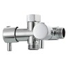 Tecmolog DSF014 2-Way Diverter Valve G 1/2 Brass Shut-Off Valve