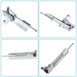 YIDOFENG Reciprocating Cycle Linear Actuator Stroke 2cm-8cm, DC 24V 120RPM,Adjustable Telescopic Rocker Arm Mechanism Gear Motor with Speed Controller Regulation Adapter