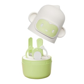 Nail Kit for Babies | 4-in-1 Nail Grooming Care Kit | Grooming Care Nail Clipper, Easy Grip Safe Clippers Scissors File Tweezers with Cute Case for Toddler Kids