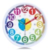 Lafocuse 12 Inch 3D Numbers Silent Colorful Kids Wall Clock