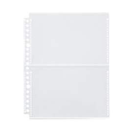 MUJI NAB86A3A Pocket Series Dedicated Refill for A5 Wide, Postcard Size, 2 Pockets, 10 Sheets