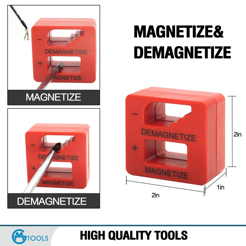 GMTOOLS 118PCS Magnetic Screwdriver Set, Screwdriver Set with Plastic Racking,