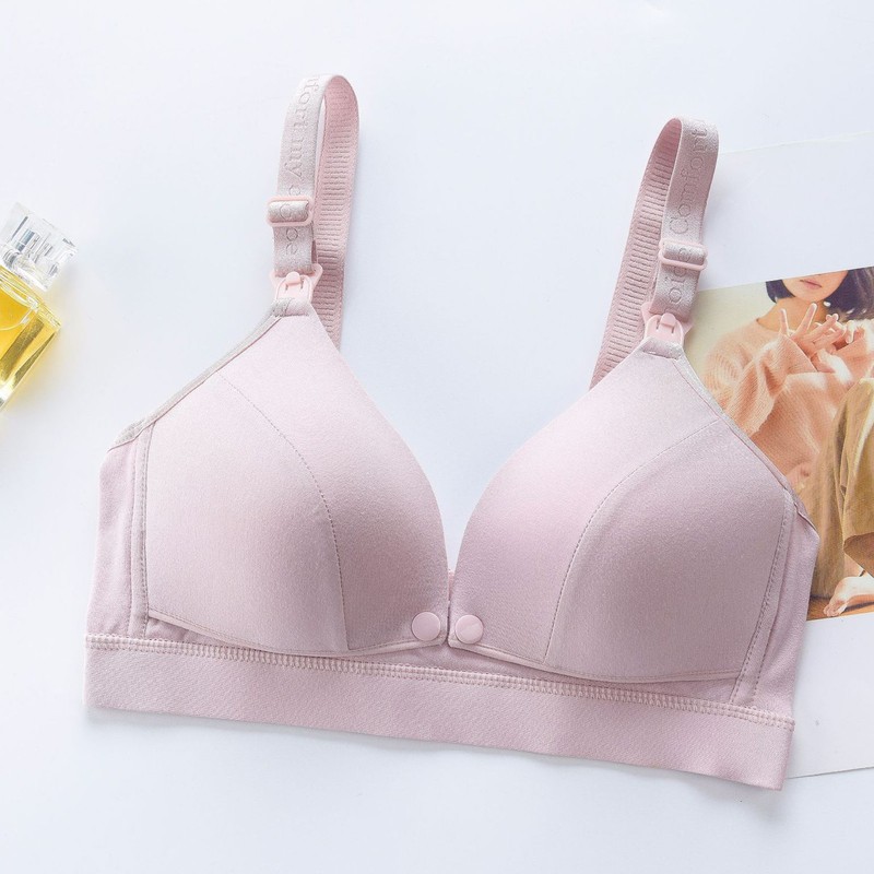 Women Nursing Bra Soft Front Closure Design Breastfeeding Maternity Wireless