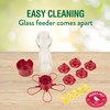 Perky-Pet Favored Pinch-Waist Glass Hummingbird Feeder with Built-in Ant Moat