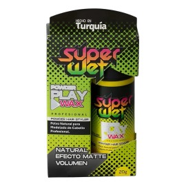 Super Wet Cera en Polvo Da Volumen, Control Ligero Profesional