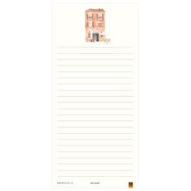 MEYCARD - DLB Notes Italy Notepad 50 Sheets Each Pack of 3 Natural Paper Lined Watercolour