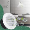 VIHOSE 2 Pcs 4 Inch Soffit Vents Soffit ABS Exterior