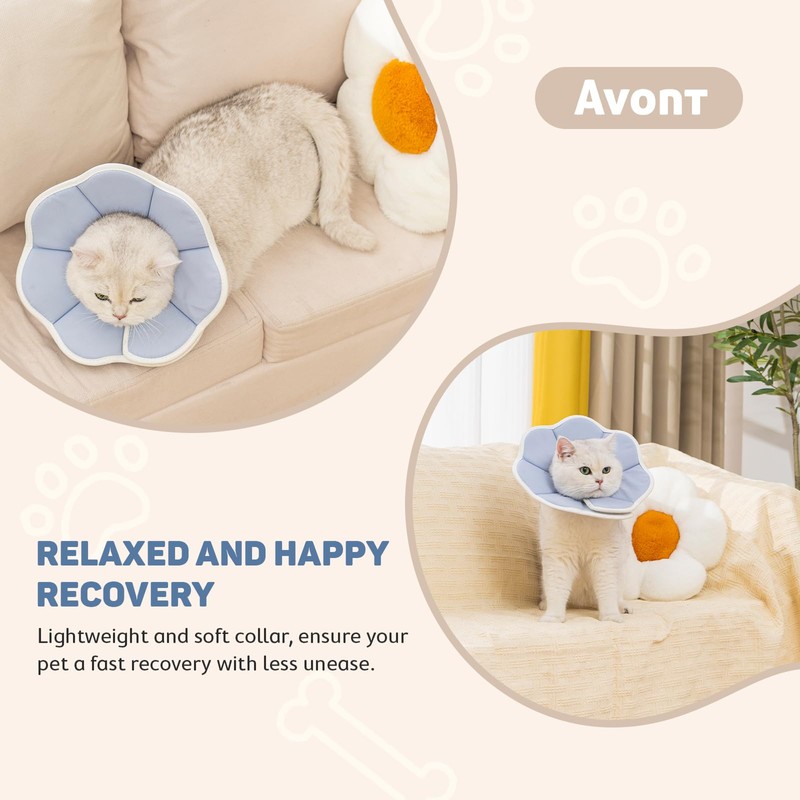 Avont Elizabeth Collar for Dogs and Cats, Soft and Lightweight