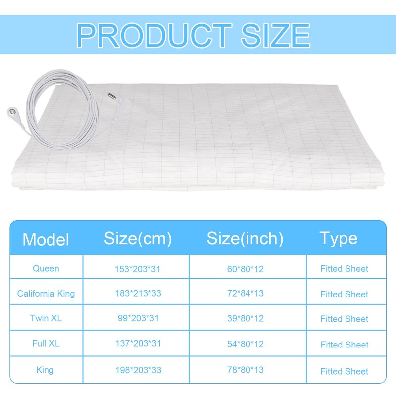 Grounding Fitted Sheets 150 x 200 x 38 cm, Grounding