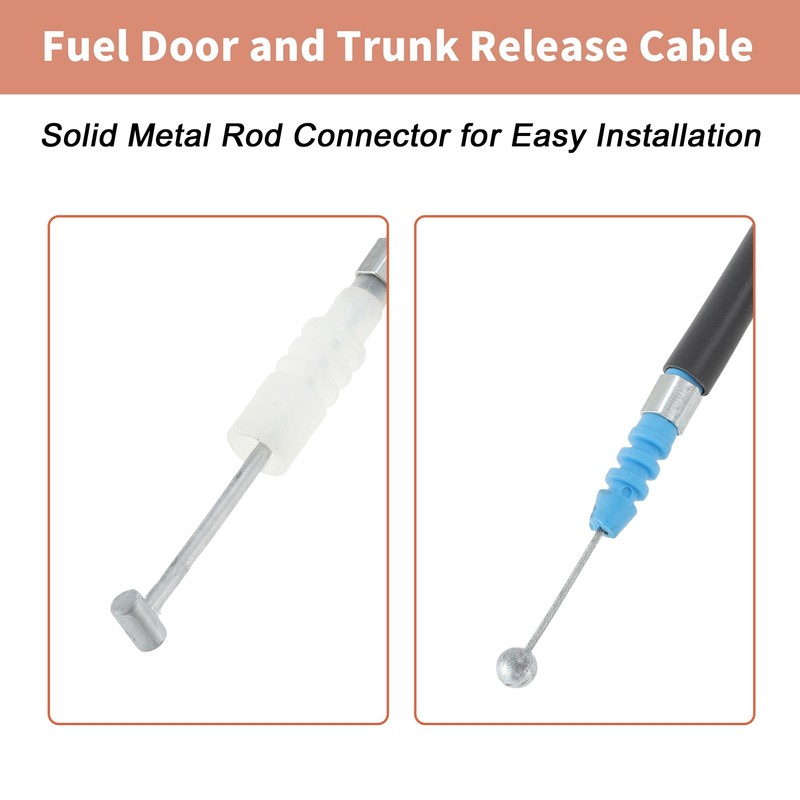 INFINAUTO NO.912-779 Fuel Filler Door and Trunk Lid Release Cable