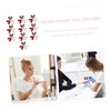 Baluue 30pcs Love Nail Stickers Heart Shaped Nail Gems DIY