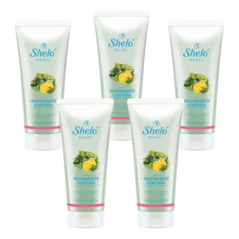 Crema Reafirmante Corporal Shelo Nabel® 250ml. 5 Piezas