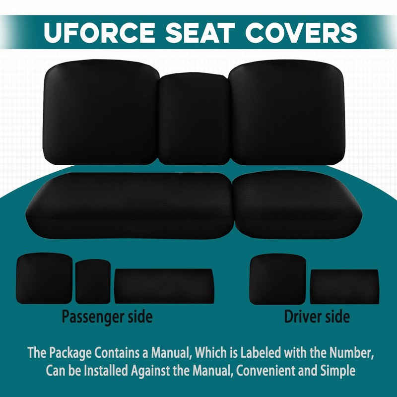 YONQIFON UTV Uforce Seat Covers 1680D Oxford Compatible with CFMOTO