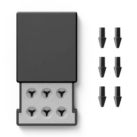 Group Vertical Original Remarkable Paper Pro Pen Replacement Tips - Set of 6 Durable Carbon-Filled Nibs for Precise Writing and Sketching