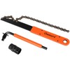 Oumers Bike Cassette Removal Tool with Chain Whip and Auxiliary