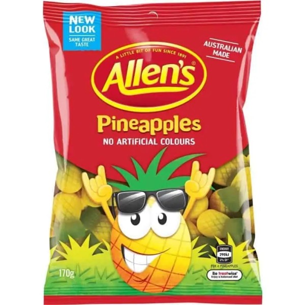 Allens Bulk Allens Pineapples 170g ($5.00 each x 12 units)