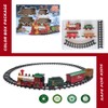PUSITI Classic Christmas Train Set with Lights and Sounds Railway