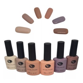 Rj Gel Semipermanente De 3 Pasos Gama De 1pz Letra E Uñas