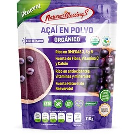 Nature's Blessings Acai en Polvo Orgánico Liofilizado 110g (freeze-drying) - Aai