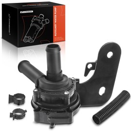 A-Premium Engine Auxiliary Water Pump W/Bracket & Gasket & Tube - DOHC 4Cyl 2.3L - Compatible with Ford, Mazda & Mercury - Escape 2005-2008, Tribute 2008, Mariner 2006-2008, Replace# 5M6Z-8C419-A