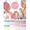 576 Pieces Artificial Nails, EBANKU Children's Square Short Fingernails, Round